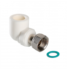 Угольник полипропиленовый Valtec 20 мм. x 1/2" с внутренней резьбой VTp.752.0.02004