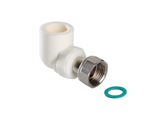 Угольник полипропиленовый Valtec 20 мм. x 1/2" с внутренней резьбой VTp.752.0.02004