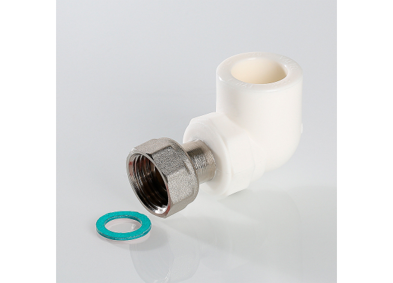 Угольник полипропиленовый Valtec 20 мм. x 1/2" с внутренней резьбой VTp.752.0.02004