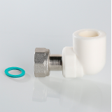 Угольник полипропиленовый Valtec 20 мм. x 1/2" с внутренней резьбой VTp.752.0.02004