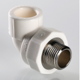 Угольник полипропиленовый Valtec 32 мм. x 1" с наружной резьбой VTp.753.0.03206