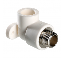 Водорозетка полипропиленовая Valtec 20 мм. x 1/2" с наружной резьбой VTp.755.0.02004