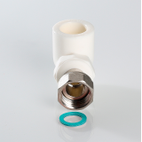 Угольник полипропиленовый Valtec 25 мм. x 1" с накидной гайкой VTp.758.0.02506