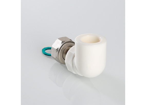 Угольник полипропиленовый Valtec 25 мм. x 1" с накидной гайкой VTp.758.0.02506