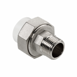 Муфта разъемная полипропиленовая Valtec 20 мм. x 1" с наружной резьбой VTp.761.0.02006