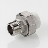 Муфта разъемная полипропиленовая Valtec 20 мм. x 1" с наружной резьбой VTp.761.0.02006