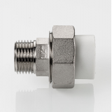 Муфта разъемная полипропиленовая Valtec 20 мм. x 1" с наружной резьбой VTp.761.0.02006