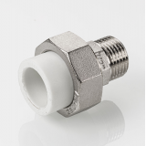 Муфта разъемная полипропиленовая Valtec 20 мм. x 1" с наружной резьбой VTp.761.0.02006