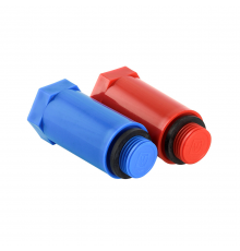 Комплект длинных пробок из полипропилена Valtec с резьбой 1/2" VTp.792.M.04
