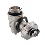 Клапан дренажный Valtec 1/2" из никелированной латуни VT.535.N.04