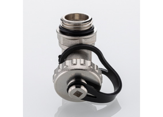 Клапан дренажный Valtec 1/2" из никелированной латуни VT.535.N.04