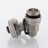 Клапан дренажный Valtec 1/2" из никелированной латуни VT.535.N.04
