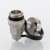 Клапан дренажный Valtec 1/2" из никелированной латуни VT.535.N.04