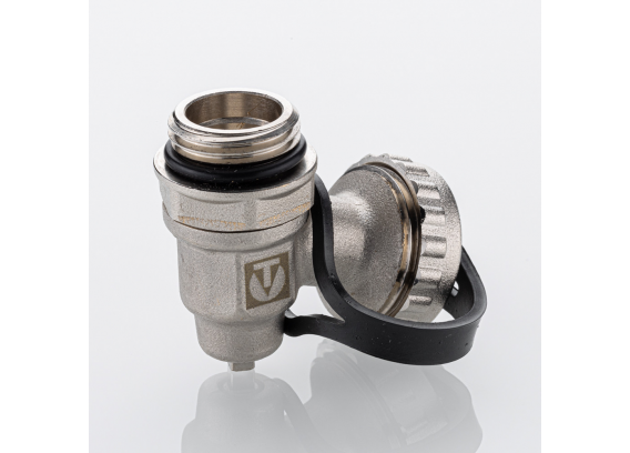Клапан дренажный Valtec 1/2" из никелированной латуни VT.535.N.04