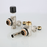 Байпас тупиковый c перепускным клапаном Valtec 1" на 200 мм VT.0666.0.0