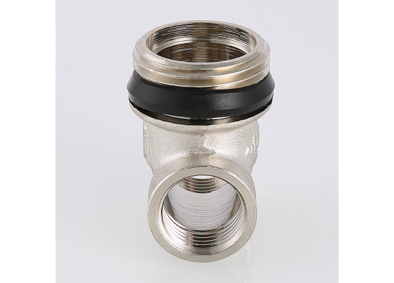 Тройник коллекторный Valtec с уплотнительным кольцом 1" x 1/2" x 1/2" VTc.530.N.060404
