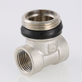 Тройник коллекторный Valtec с уплотнительным кольцом 1" x 1/2" x 1/2" VTc.530.N.060404