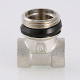 Тройник коллекторный Valtec с уплотнительным кольцом 1" x 1/2" x 1/2" VTc.530.N.060404
