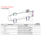 Коллектор распределительный Valtec из нержавеющей стали, 1" x 1/2" на 3 контура, с межосевым расстоянием (100 мм) VTc.510.SQ.060403