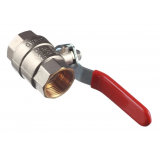 Кран шаровой латунный Valtec Base 3/4 ВР х 3/4 ВР ручка рычаг (VT.214.N.05)