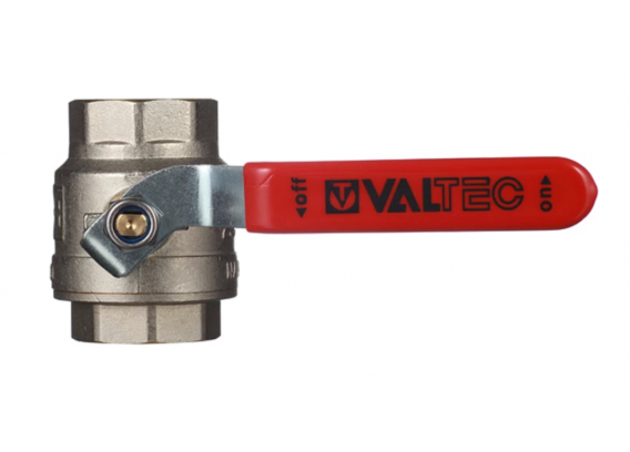 Кран шаровой латунный Valtec Base 1 1/2 ВР х 1 1/2 ВР ручка рычаг (VT.214.N.08)