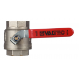 Кран шаровой латунный Valtec Base 2 ВР х 2 ВР ручка рычаг (VT.214.N.09)
