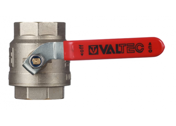 Кран шаровой латунный Valtec Base 2 ВР х 2 ВР ручка рычаг (VT.214.N.09)