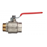 Кран шаровой латунный Valtec Base 1 1/2 ВР х 1 1/2 НР ручка рычаг (VT.215.N.08)