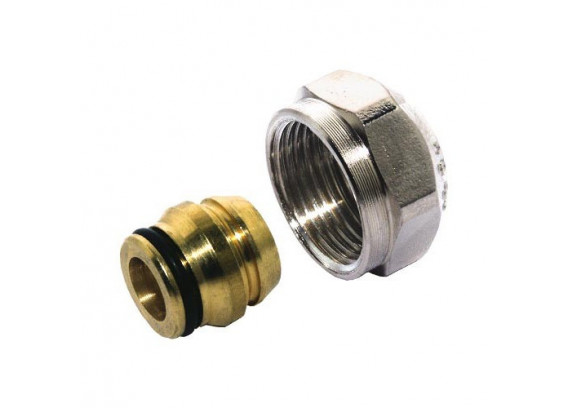 Соединитель евроконус Kan-therm Push для медной трубки 15 мм х 3/4 9023.08