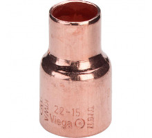 Муфта для медных труб под пайку Viega 28 х 18 мм 106256