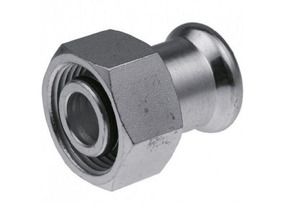 Соединитель press Kan-Therm Steel 15 мм x G 3/4, к радиаторам VK 620816.9