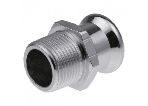 Соединитель press Kan-Therm Steel 18 мм х 3/4 НР 620230.6