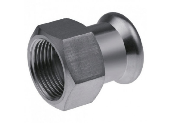 Соединитель press Kan-Therm Steel 22 мм х 3/4 ВР 6240102