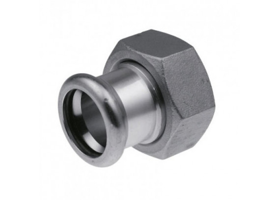Соединитель press Kan-Therm Steel с накидной гайкой 15 мм х G 3/4 6340521