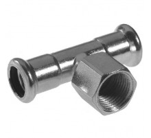 Тройник press Kan-Therm Steel 18 мм х Rp 1/2 ВР 620282.3