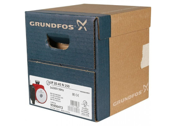 Циркуляционный насос Grundfos UP 20-45 N 150 мм 95906472