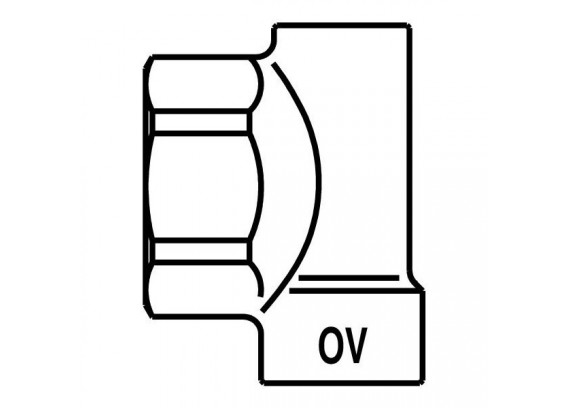 Концевая пробка гребенки Oventrop 1 1400691