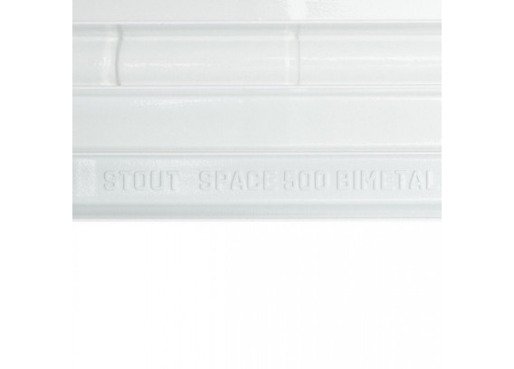 Радиатор биметаллический Stout Space 500 мм, 12 секций SRB-0310-050012