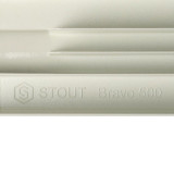 Радиатор алюминиевый Stout Bravo 500 мм, 10 секций SRA-0110-050010