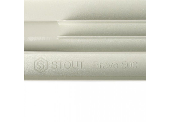 Радиатор алюминиевый Stout Bravo 500 мм, 4 секции SRA-0120-050004