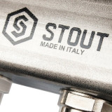 Коллектор Stout для систем отопления 1 х 3/4 на 7 контуров SMS 0917 000007