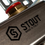 Коллектор Stout для систем отопления 1 х 3/4 на 11 контуров SMS 0922 000011