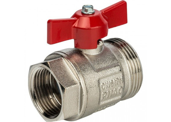 Комплект шаровых кранов с термометрами Stout SMS-1000-030001