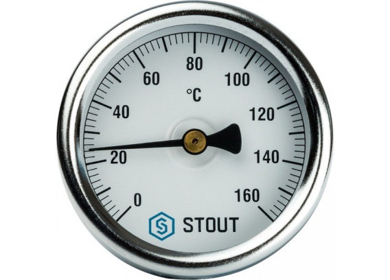 Термометр с погружной гильзой Stout 63 х 75 мм до 160 °C SIM-0002-637515