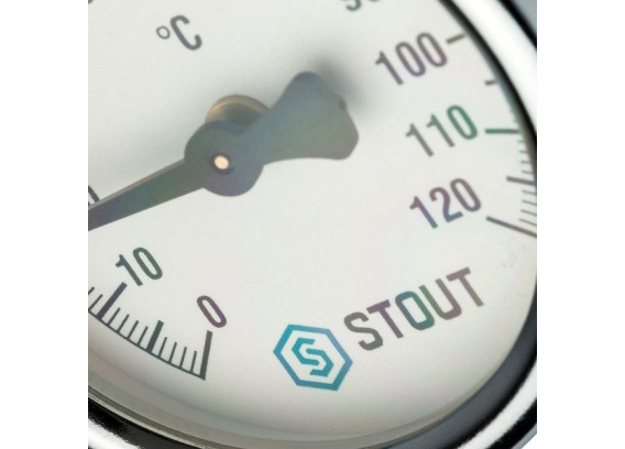 Термометр накладной Stout 80 мм до 120 °C SIM-0004-800015