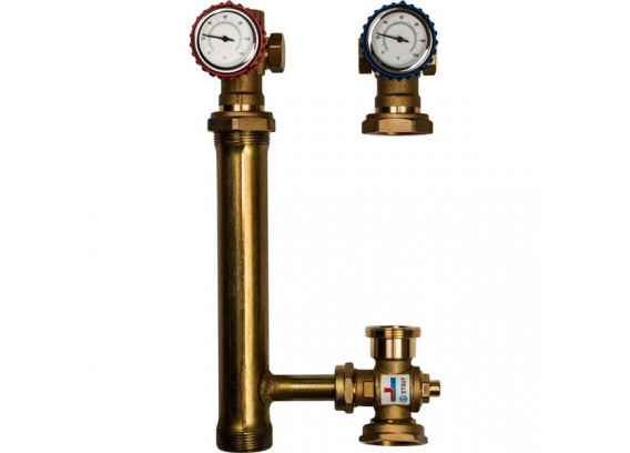 Насосная группа Stout для твердотопливных котлов без насоса 25 мм SDG-0014-002501