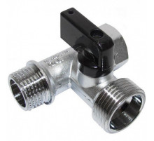 Шаровой кран Stout для бытовой техники 1/2 х 3/4 проходной SVB-0124-123412