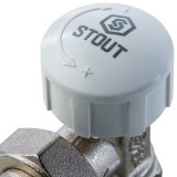 Термостатический клапан Stout 1/2 угловой SVT 0002 000015