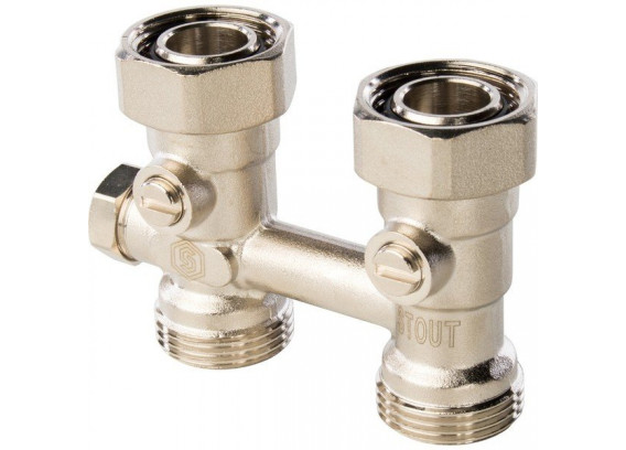 Узел нижнего подключения Stout прямой 3/4 НГ x 3/4 НР SVH 0001 000020