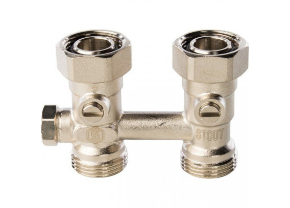 Узел нижнего подключения Stout прямой 3/4 НГ x 3/4 НР SVH 0001 000020